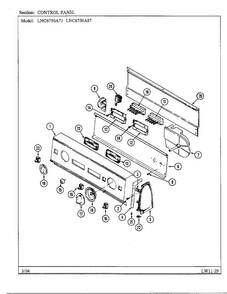 Part Location Diagram of 35-3197 Whirlpool Switch