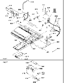 Machine Compartment Diagram and Parts List for SRDE520SW-P1183103WW  Amana Refrigerator