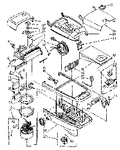 Vacuum Cleaner Parts Diagram and Parts List for 1162499281  Kenmore Canister Vacuum