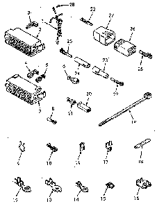 Power Cord And Wire Terminals Diagram and Parts List for NA4621W33721  Speed Queen Washer