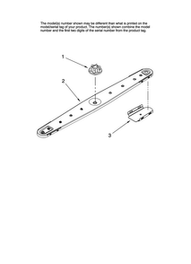 Lower Washarm Parts Diagram and Parts List for MDB5651AWB40  Maytag Dishwasher