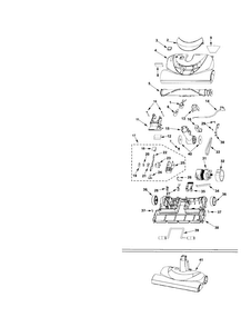 Power-mate Diagram and Parts List for 11627515701  Kenmore Canister Vacuum