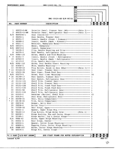 Doors Page 2 Diagram and Parts List for 19424E  Admiral Refrigerator