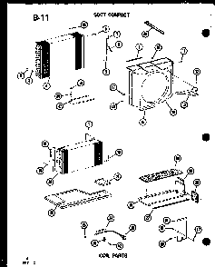Section 5 Diagram and Parts List for ES12-2ML P54974-60R Amana Air Conditioner