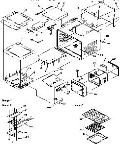 Cavity Diagram and Parts List for ARG7800E-P1143322NE  Amana Range
