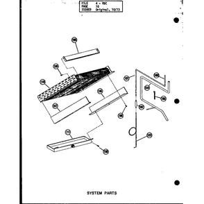 System Parts Diagram and Parts List for VBC-18CT-1J P54878-7C Amana Air Conditioner