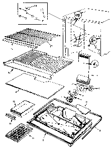 Part Location Diagram of 65359-1 Maytag Evaporator fan blade
