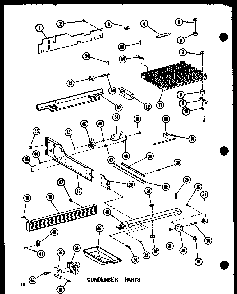 Condenser Parts Diagram and Parts List for BCI20BG-P6023518WG  Amana Refrigerator