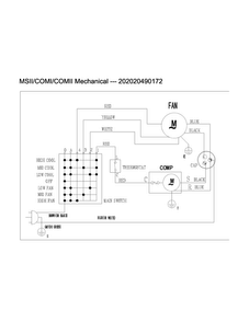 Wiring Diagram Diagram and Parts List for CAE8MR410A20  Crosley Air Conditioner