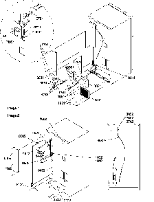 Cabinet Back Diagram and Parts List for TX19V2E-P1315801WE  Amana Refrigerator