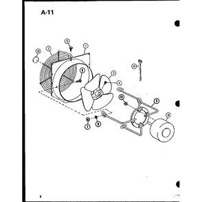 Diagram 5 Diagram and Parts List for ERHQ18-W01C P68522-5C Amana Air Conditioner