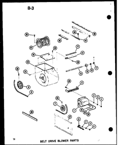 Part Location Diagram of B9202112 Whirlpool Blower seal angle