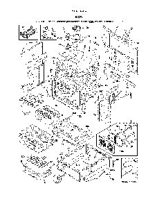Body Diagram and Parts List for 79041313413  Kenmore Range