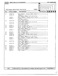 Shelves And Accessories Page 3 Diagram and Parts List for 24712  Maytag Refrigerator