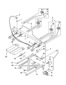 Part Location Diagram of W10175219 Whirlpool HOLDER-ORF