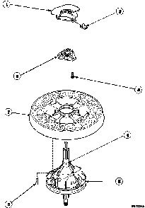Transmission Assembly And Balancing Ring Diagram and Parts List for LW8413W2B PLW8413W2B Amana Washer