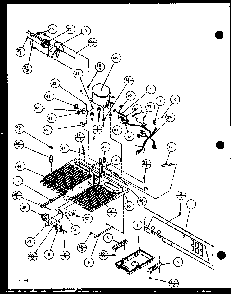 Section 20 Diagram and Parts List for SL22JB-P1116006W  Amana Refrigerator