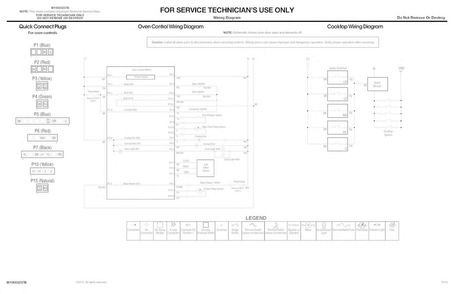 Oven Control Wiring Diagram Diagram and Parts List for JDS1450DS0  Jenn-Air Range