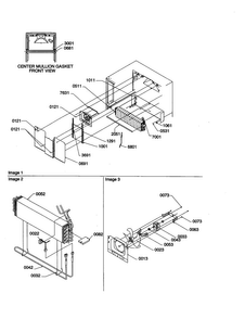 Evaporator/fan Motor Assembly Diagram and Parts List for TC18VW-P1315707WW  Amana Refrigerator