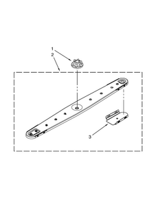 Lower Washarm Parts Diagram and Parts List for MDBH980AWQ0  Maytag Dishwasher