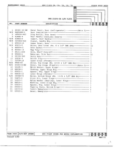 Fresh Food Door Page 2 Diagram and Parts List for 21694A  Admiral Refrigerator