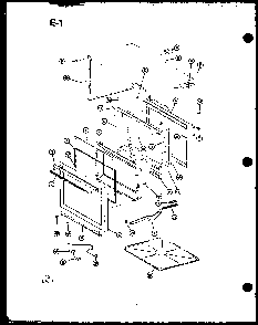 Section 2 Diagram and Parts List for CRRL-5C P75590-4M Amana Microwave