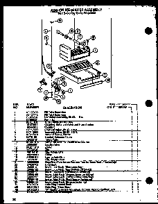 Add On Ice-maker Assembly For Side By Side Models Diagram and Parts List for SZ25MPL-P1120711WL  Amana Refrigerator