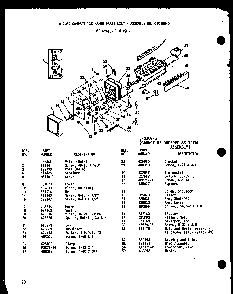 8 Cube Compact Ice Maker Diagram and Parts List for BCI20BG-P6023518WG  Amana Refrigerator