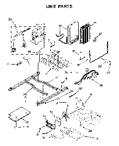 Unit Parts Diagram and Parts List for 1064651753713  Kenmore Refrigerator