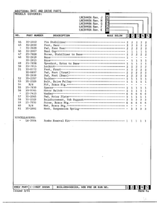Base And Drive Parts Page 5 Diagram and Parts List for 6440A REV J Norge Washer