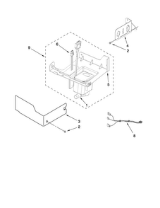 Pump Parts Diagram and Parts List for MIM1554WRS0  Maytag Ice Maker