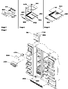 Shelf, Crisper Assemblies And Toe Grille Diagram and Parts List for SCD25TBL-P1190428WL  Amana Refrigerator