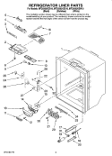 Part Location Diagram of WPW10130483 Whirlpool Gasket