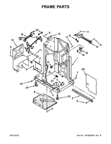 Part Location Diagram of W10830601 Whirlpool HARNS-WIRE