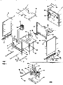 Cabinet Diagram and Parts List for ARG7200L-P1143329NL  Amana Range