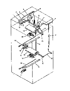 Gas Components Diagram and Parts List for AO27DG1-P1132525NB  Amana Wall Oven