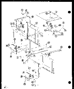 Section 3 Diagram and Parts List for AO-24SB-P85567-3S  Amana Wall Oven