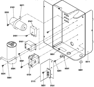 Control Box Diagram and Parts List for RCC24A2B P1218502C Amana Air Conditioner