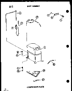 Compressor Parts Diagram and Parts List for ES9-2MS P54974-46R Amana Air Conditioner
