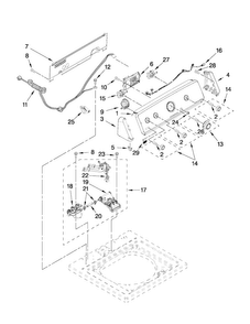 Part Location Diagram of W10480178 Whirlpool CNTRL-ELEC