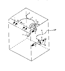 Electrical Components Diagram and Parts List for AGS751W1P1141273NW  Amana Range