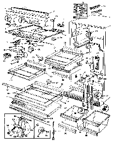 Fresh Food Compartment Diagram and Parts List for JRTD225LB M9C76A Jenn-Air Refrigerator