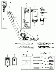 Diagram Diagram and Parts List for BH51120  Hoover Upright Vacuum