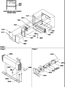 Evaporator And Fan Motor Assemblies Diagram and Parts List for TC18VW-P1315704WW  Amana Refrigerator