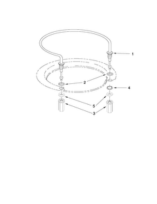 Heater Parts Diagram and Parts List for MDB8949SAB1  Maytag Dishwasher
