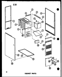 Part Location Diagram of C9459303 Whirlpool Base pan