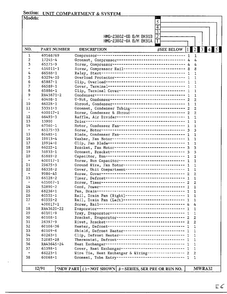 Unit Compartment And System Page 2 Diagram and Parts List for 23802-0B  Admiral Refrigerator