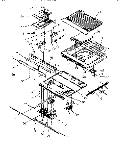 Divider Block Diagram and Parts List for TRI22S4L-P1196302WL  Amana Refrigerator