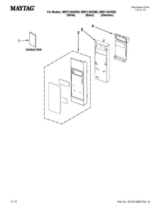 Part Location Diagram of W10340660 Whirlpool PANL-CNTRL