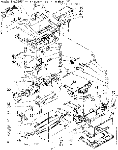 Base Assembly Diagram and Parts List for 11638991  Kenmore Upright Vacuum
